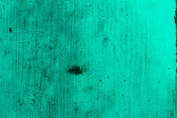 Fototapeta premium Aquamarine colored wall texture background with textures of different shades of aquamarine