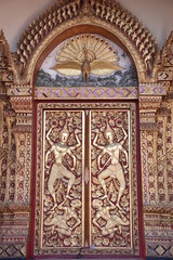 Decorative Temple Doors, Wat Phra That, Doi Suthep, Chiang Mai