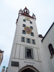 Nunich, Germanu - Oct 4th, 2019: The Old Town Hall, serves today as a building for representative purposes for the city council in Munich.