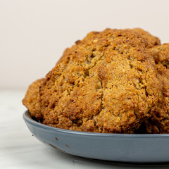 Cookie homemade fresh on plate