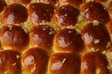 russian donut pampushka baked fresh for borstch