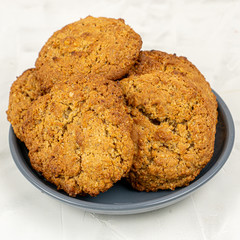 Cookie homemade fresh on plate