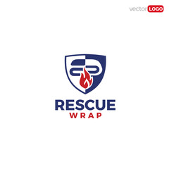 rescue blanket/wrap icon/symbol/Logo Design Vector Template Illustration