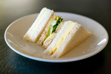 cheese and vegetable sandwich