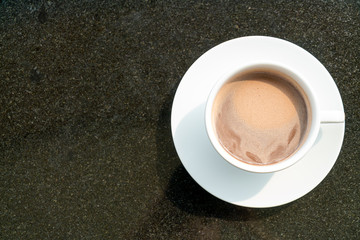hot chocolate or cocoa cup