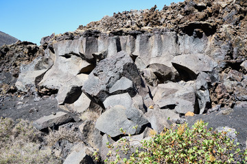 Wanderung durch den Naturpark Los Volcanes um die Vulkane Caldera de La Rilla, Montana de Santa Catalina, Pico Partido, Montana del Senalo auf der spanischen Kanareninsel Lanzarote © Rolf Dräger