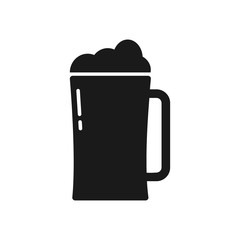 beer icon in trendy flat design