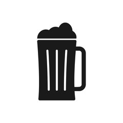 beer icon in trendy flat design