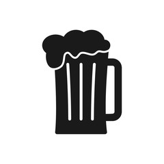 beer icon in trendy flat design