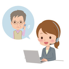 オペレーターのイラスト