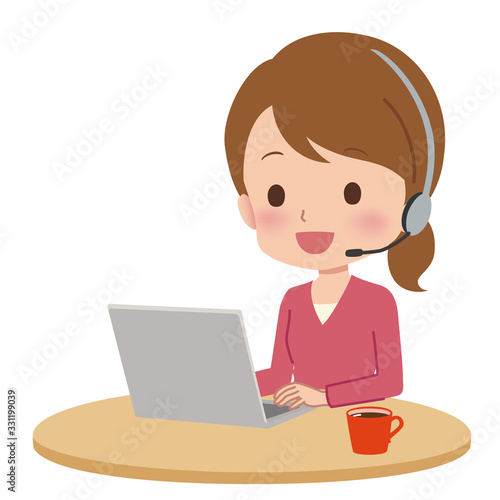 在宅ワークのイラスト 30s Poster 30s 30s Posters Amirian