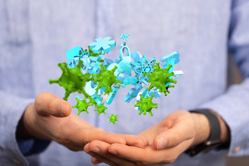 epidemic coronavirus 2019-nCoV, Novel Coronavirus Alert outbreak . Virus Covid 19-NCP. Spread of...