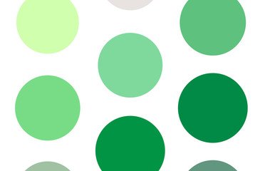 green rounds abstract vector background. Simple pattern.