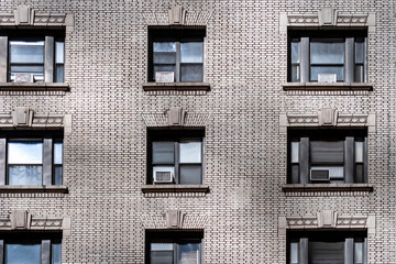 building facade with windows, texture, architecture