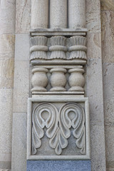 Marble architecture at ancient temple