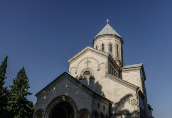 Fototapeta na wymiar Eastern Orthodox Church in Tbilisi, Georgia