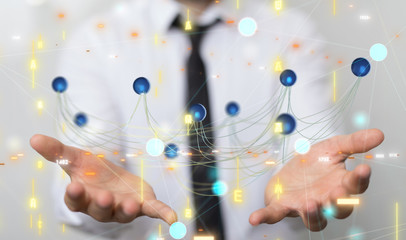 Social Networking illustration team group digital