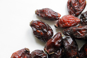 Dried rosehips. Berries for brewing a healthy, vitamin drink.