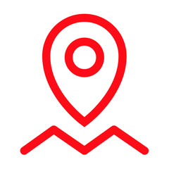 Map pointer, location icon
