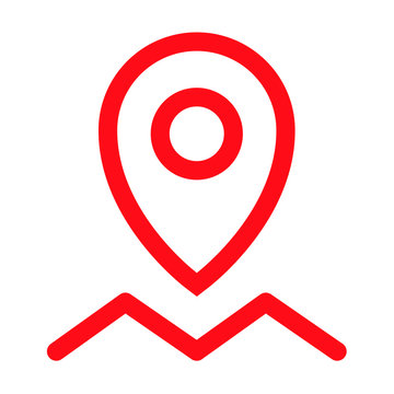 Map pointer, location icon