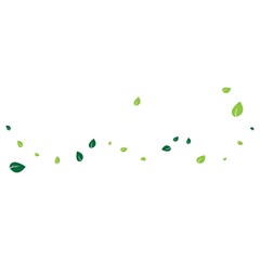 green leaf ecology nature element vector icon
