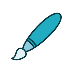 paint brush line style icon