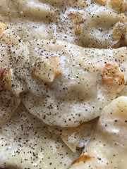 mushrooms in a pan