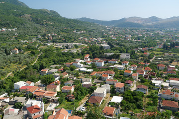 Fototapeta na wymiar View on Bar city, Montenegro