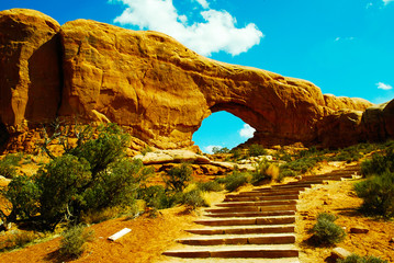 Red stone of Arches National Park