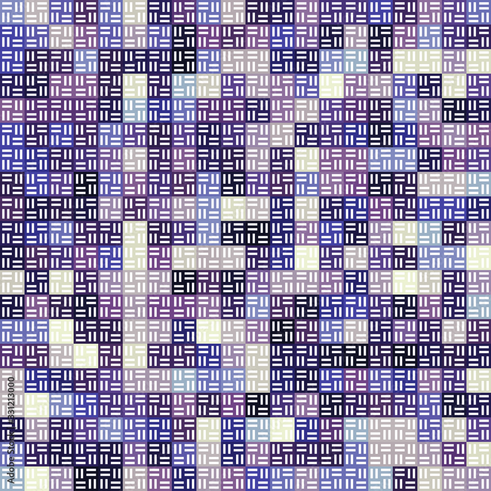 Aufkleber modern vector abstract geometric pattern with different shapes. abstract texture background for cove