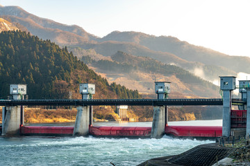 新潟県 阿賀野川 阿賀野川頭首工