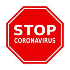 Fototapeta znak stop coronavirus obraz