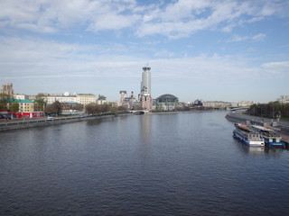 Fototapeta na wymiar ロシア・モスクワ川