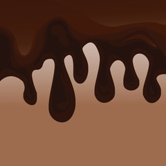 MILK CHOCOLATE DRIPS BACKGROUND