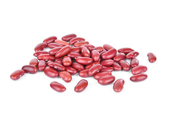 red kidney bean  isolated on white background