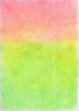 色鉛筆の質感の 緑とピンクのグラデーションの 春色の背景素材 Stock イラスト Adobe Stock