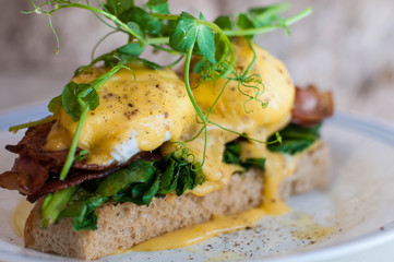 Eggs Benedict for brunch