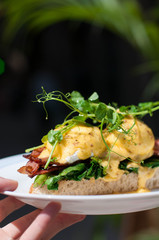 Eggs Benedict for brunch