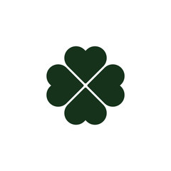 Fototapeta na wymiar four-leaf clover icon. vector illustration