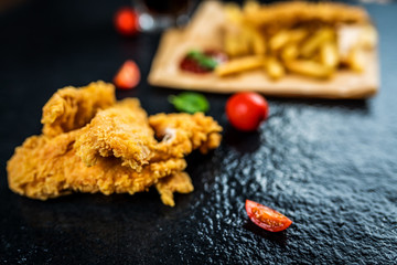 Chicken breast strips