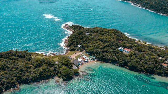 aerial photos of bombinhas beach Santa Catarina Brazil