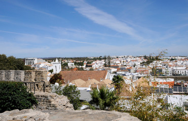 Fototapeta na wymiar Ausblick vom Castelo de Tavira