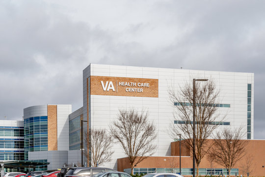 Charlotte, North Carolina, USA - January 15, 2020: VA Health Care Center, a Veterans hospital in Charlotte, North Carolina. 