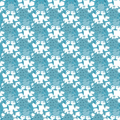 Seamless pattern with coronavirus virus in 2020. World Coronavirus Cell China Influenza Respiratory Coronavirus