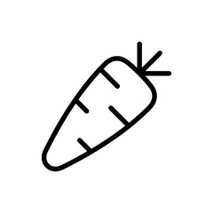 Carrot icon, vegetable vector design templates