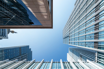 looking Up Modern Office Building
