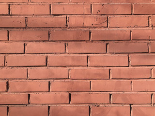 Orange brick wall texture for pattern and background.