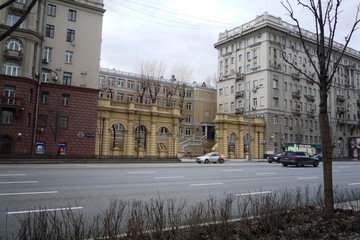 old buildings in moscow