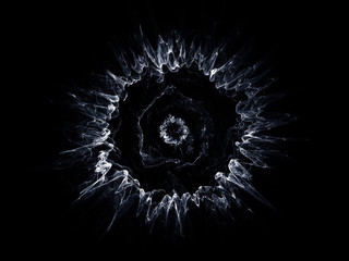 surreal futuristic digital 3d design art abstract background fractal illustration for meditation and decoration wallpaper