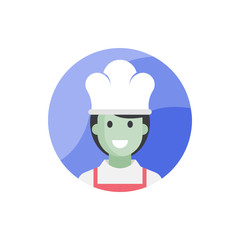 Cook Vector Icon Filled Outline Illustration.